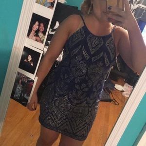 Sparkly homecoming dress winter fest dress